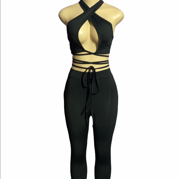 Stylish Black 2pc Set - Picture 4 of 6